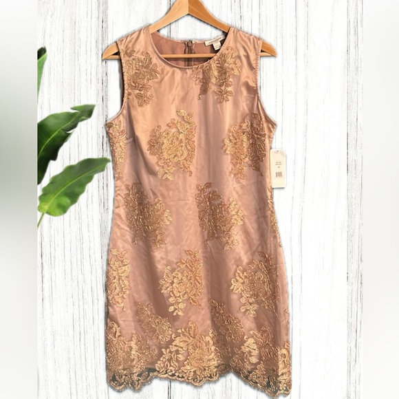 Boston Proper Dresses & Skirts - Boston Proper Rose Gold Dress
